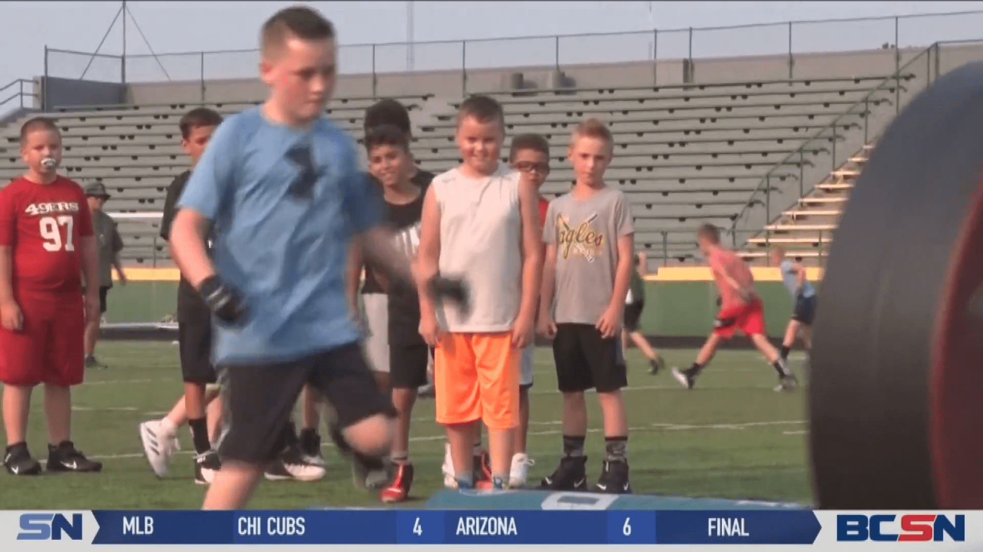 Clay Football Hosts Camp for Future Eagles
