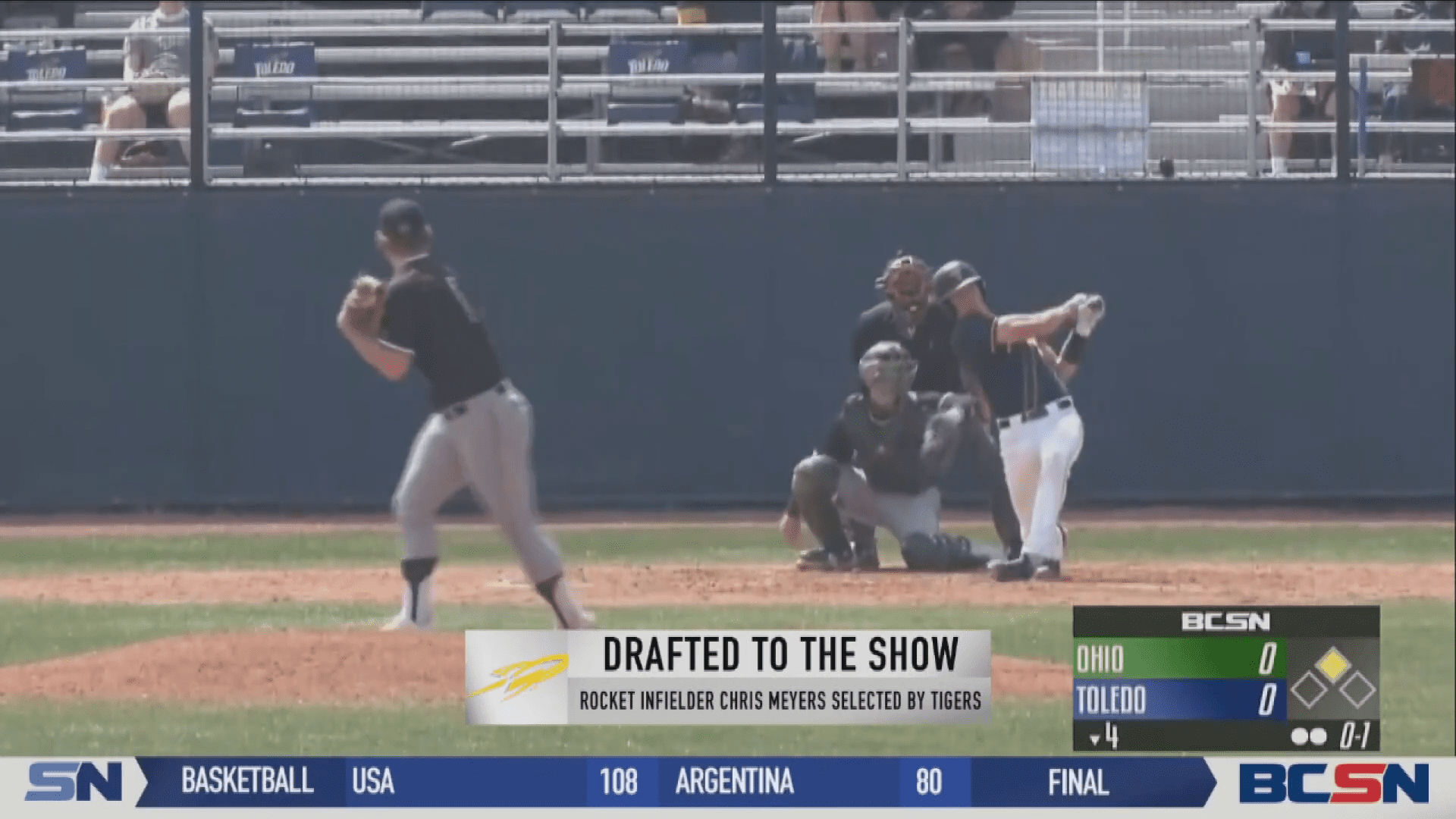 Tigers Select Toledo's Chris Meyers