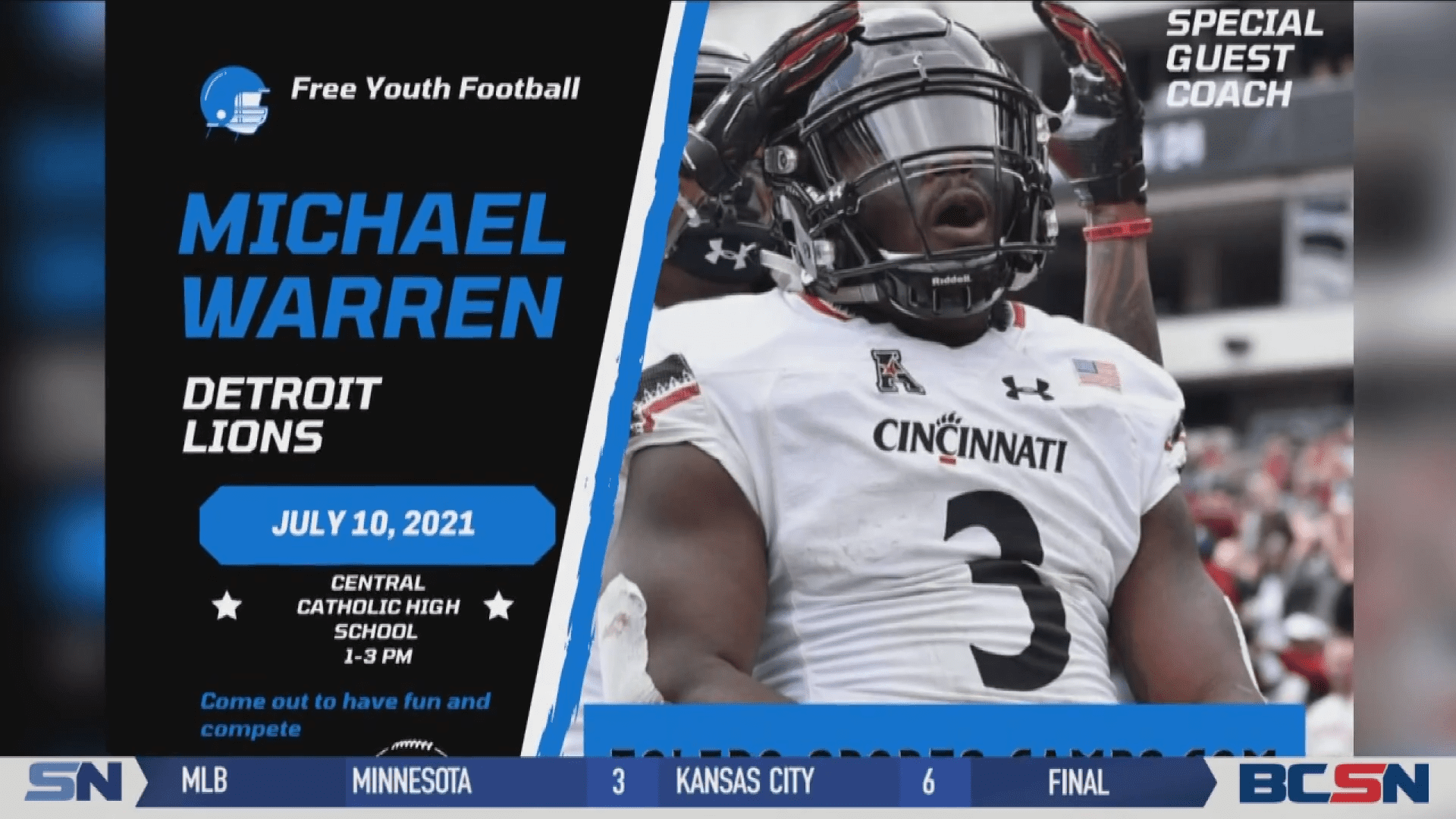 Hudson and Warren Highlight 4th and Goal Camp