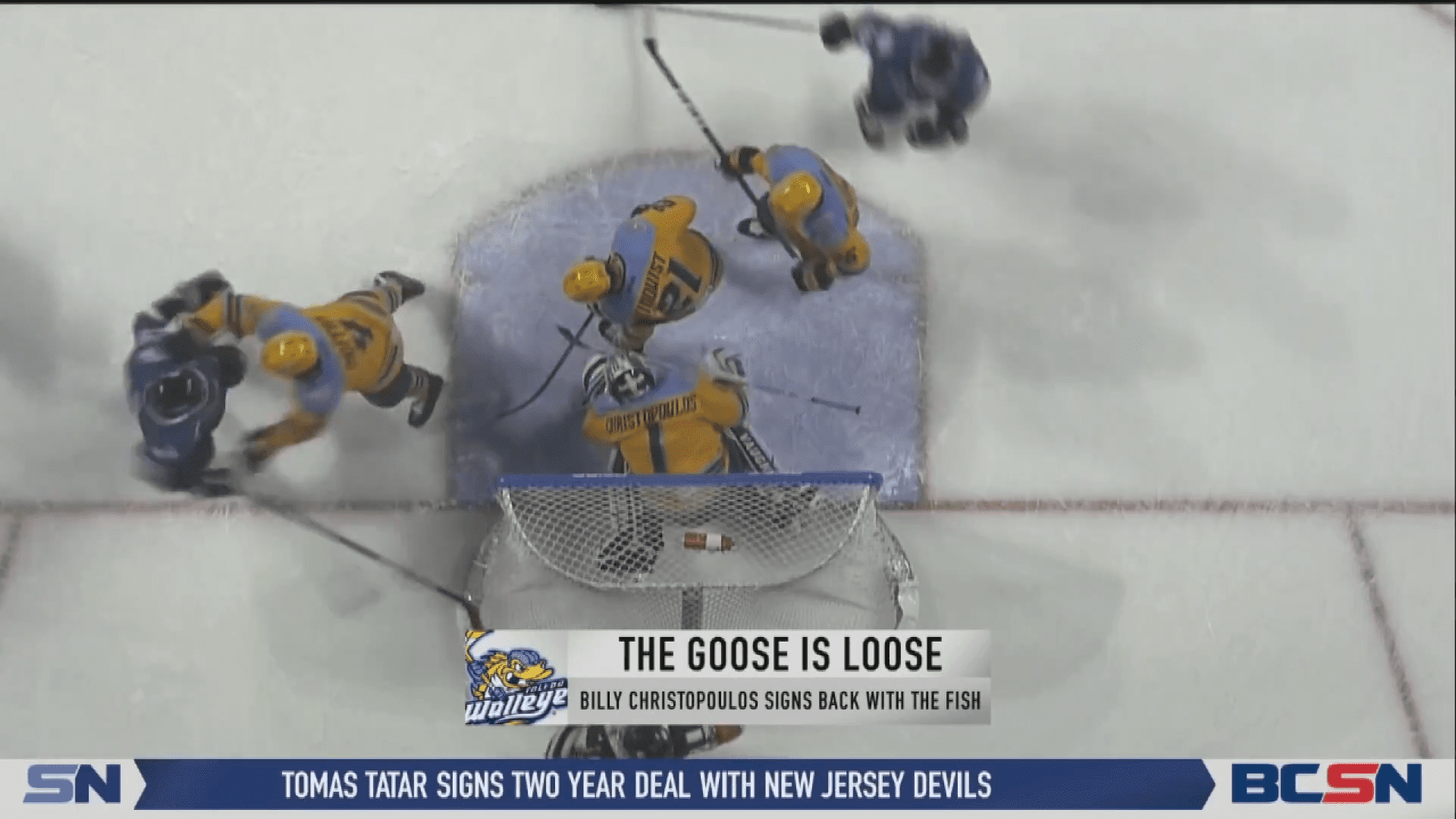 Billy Christopoulous Returns to Walleye