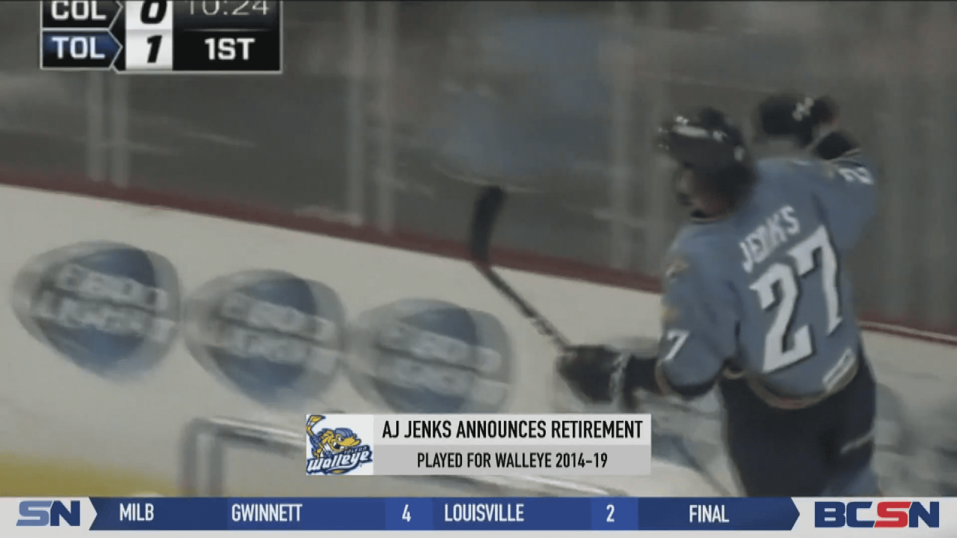Former Fish AJ Jenks Retires from Pro Hockey