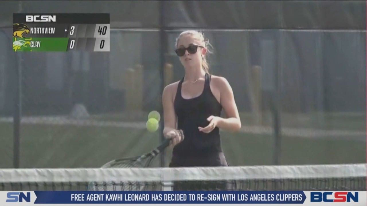 Northview Girls Tennis Wins Singles in Straight Sets