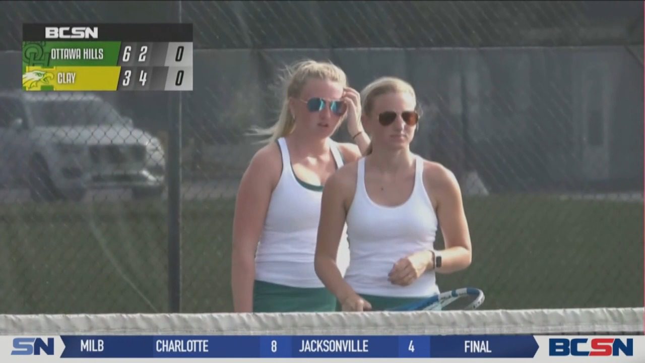 Double Trouble; Ottawa Hills Duo Takes out Clay in Three Set Thriller