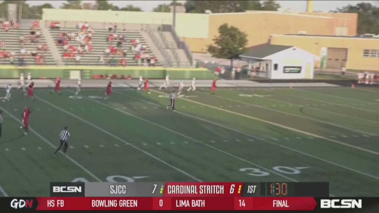 Foust Flings Cardinal Stritch over Fremont St. Joe's