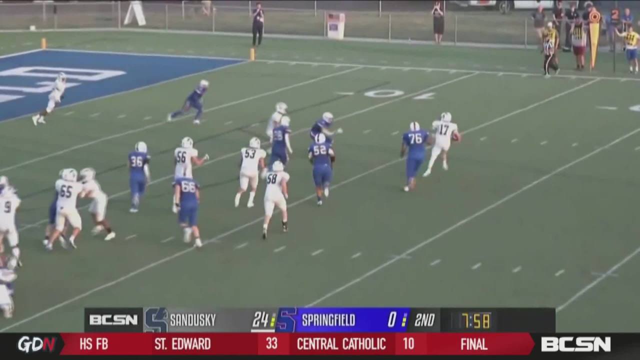 Sandusky Shuts Out Springfield