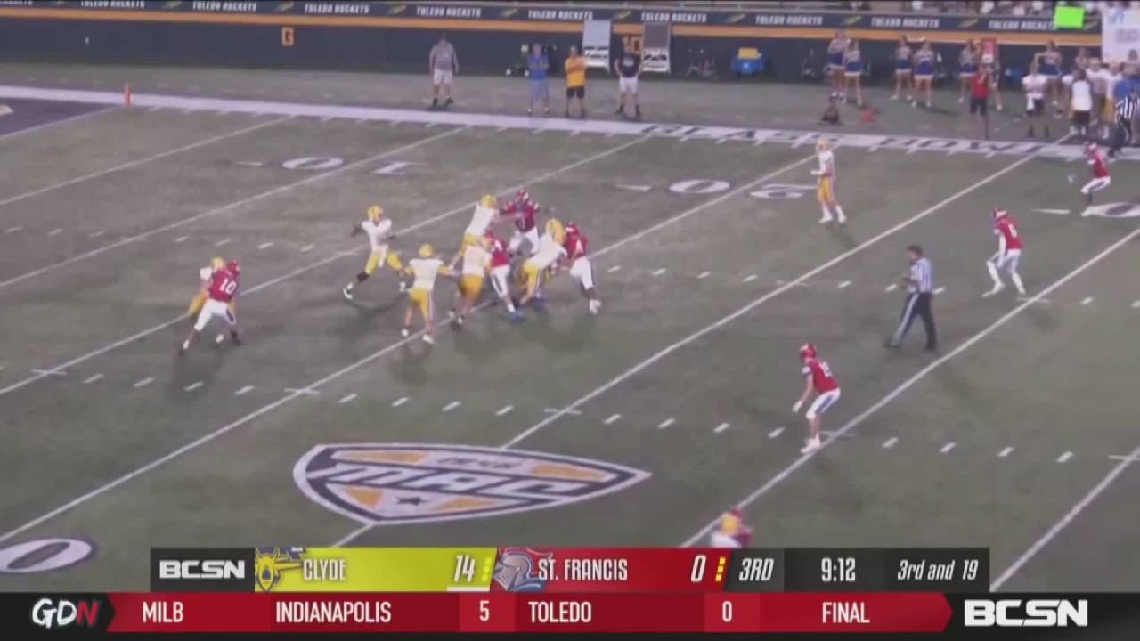 St. Francis Completes the Come Back, Defeats Clyde 21-14