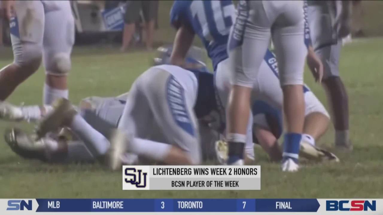 Lichtenberg Earns Player of Week Honors