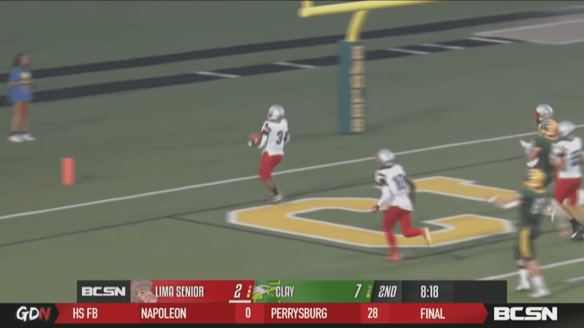 Spartans Defense Stifles Clay in 28-13 Win