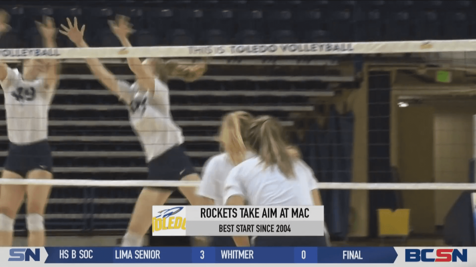 Toledo Volleyball Rocketing to Fast Start