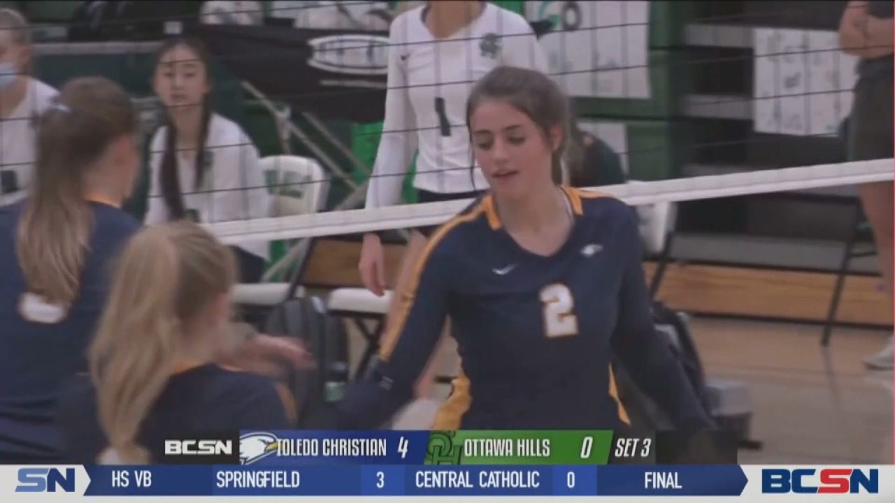 Toledo Christian Sweeps TAAC Volleyball Matchup at Ottawa Hills