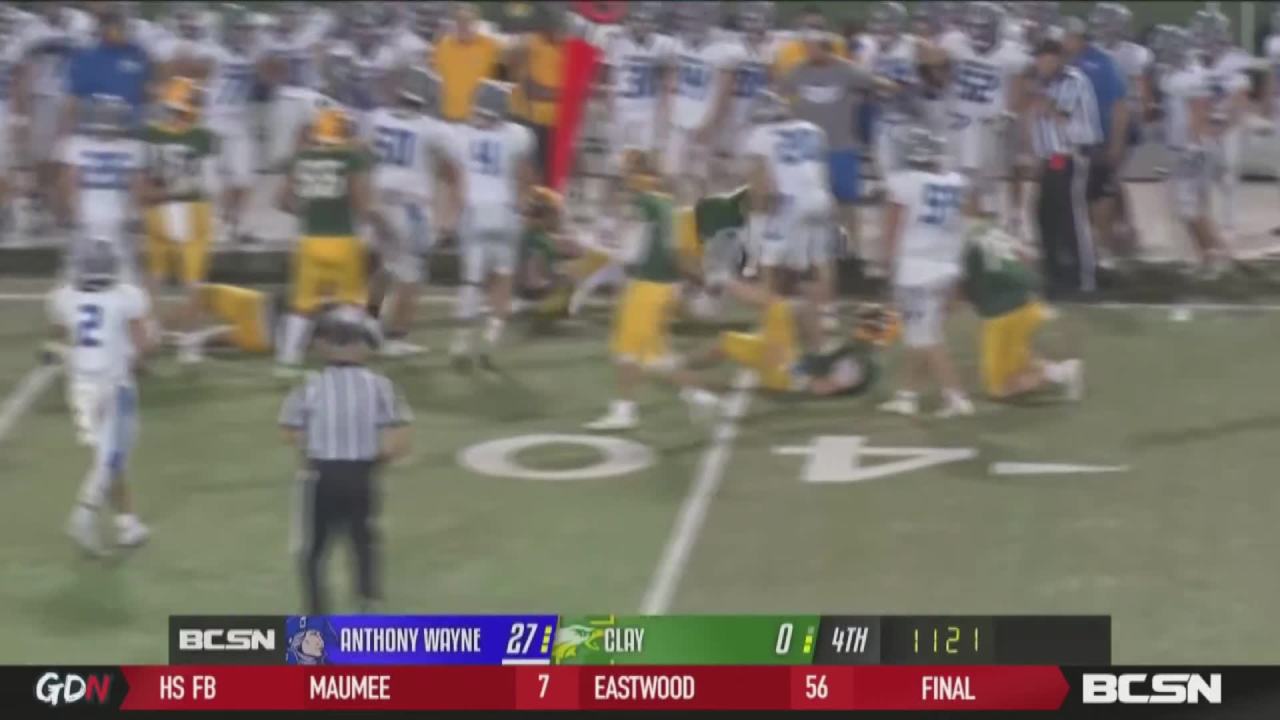 Anthony Wayne Clips Clay for First Win of Season