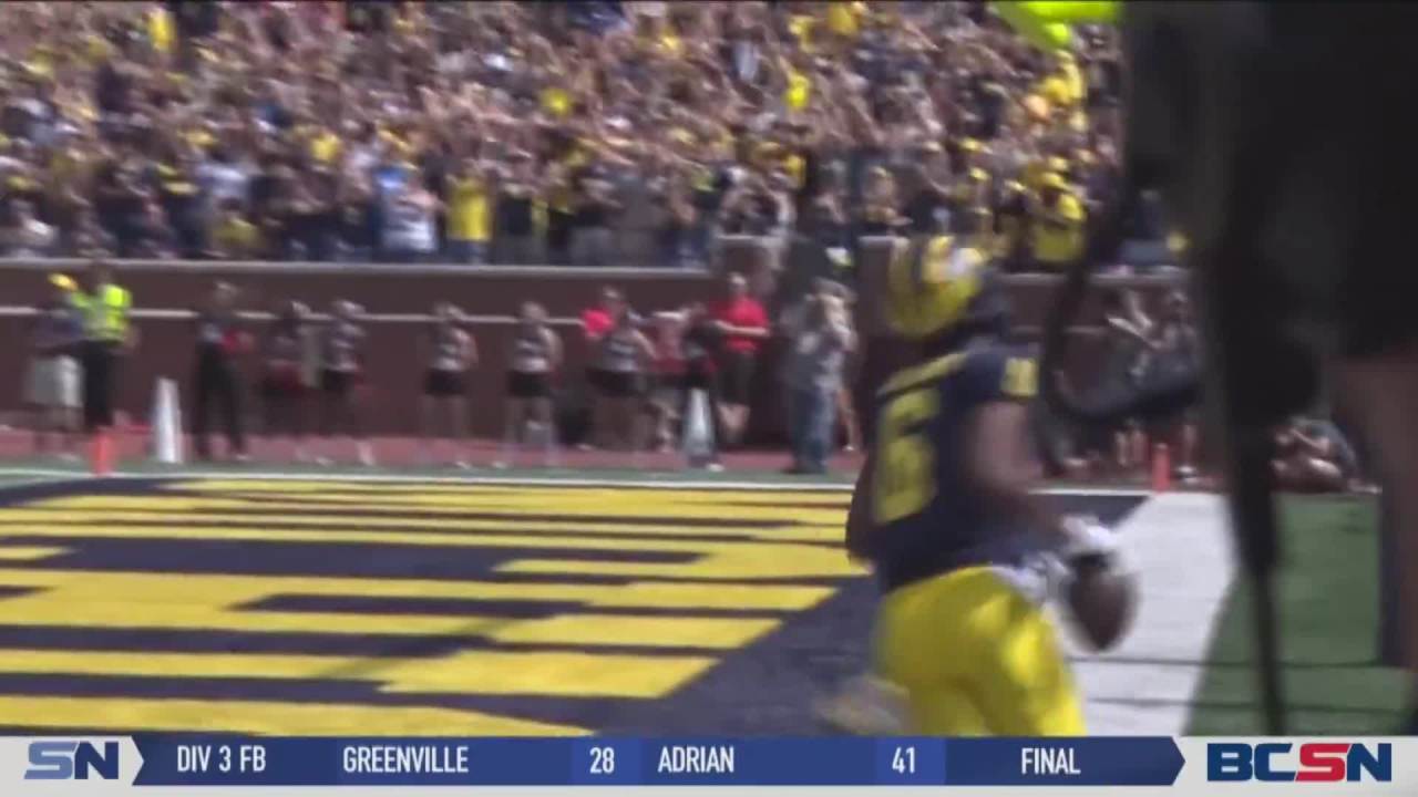 Michigan Finds Pass Attack, Routs Northern Illinois