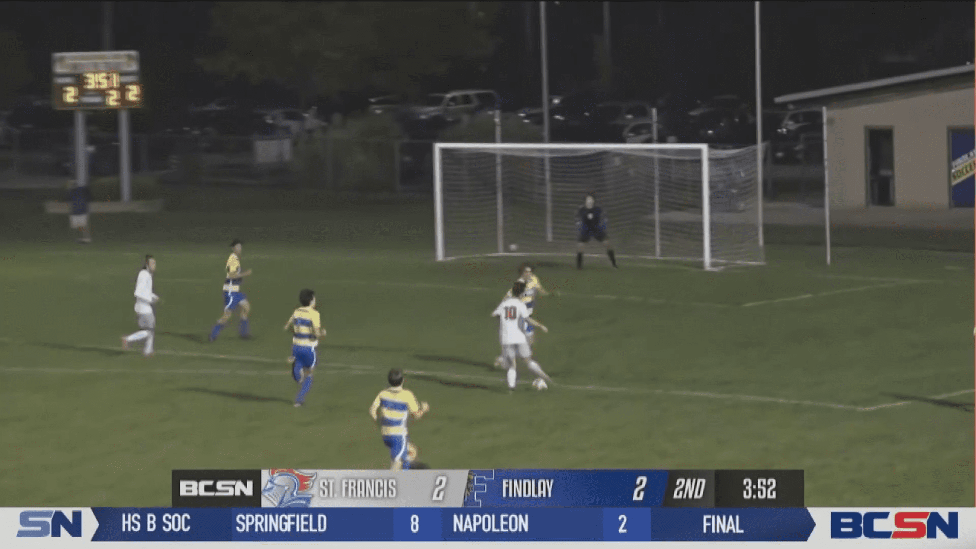 Kenner Scores Twice, St. Francis Stuns Findlay with Second Half Comeback