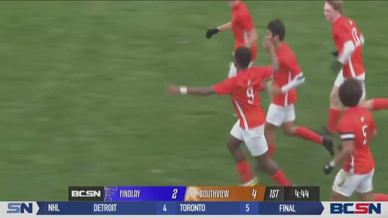 Nate Schuele Nets Three in Southview's District Final Win