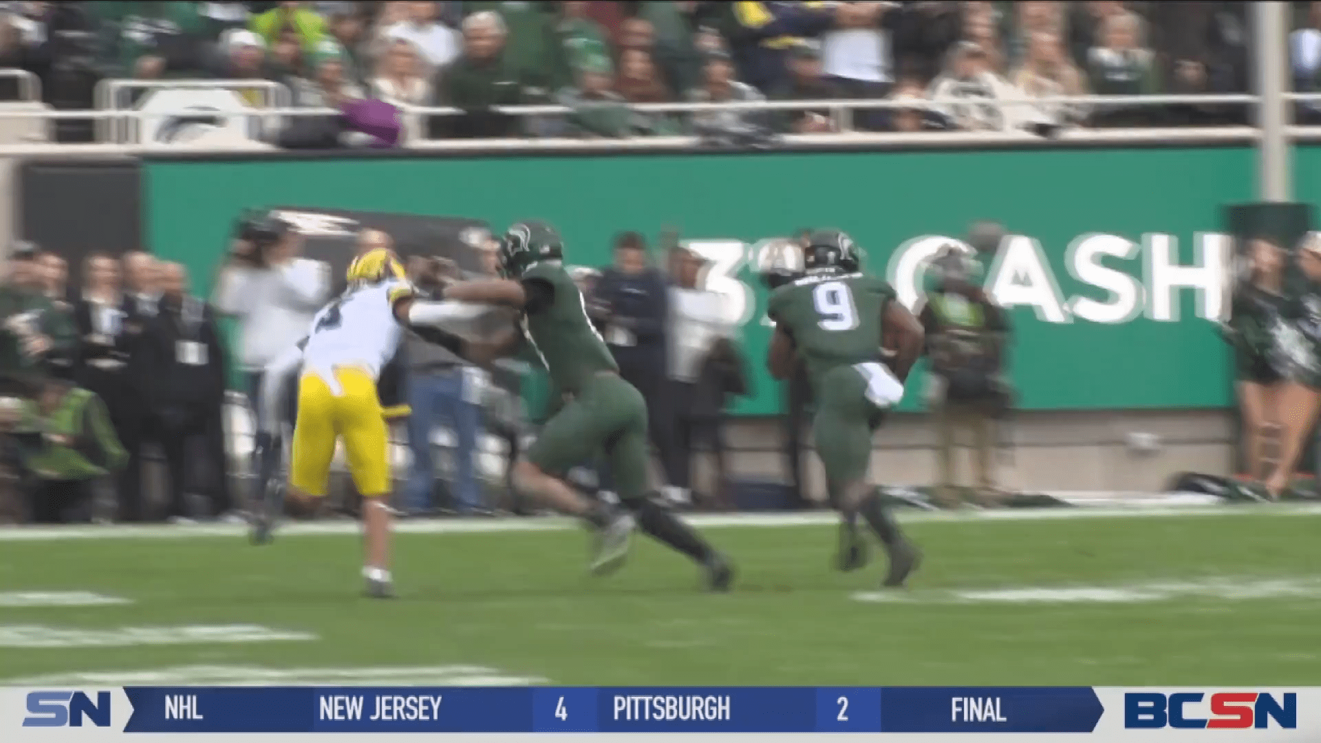 Michigan Muffs 16 Point Lead, Falls at Michigan State