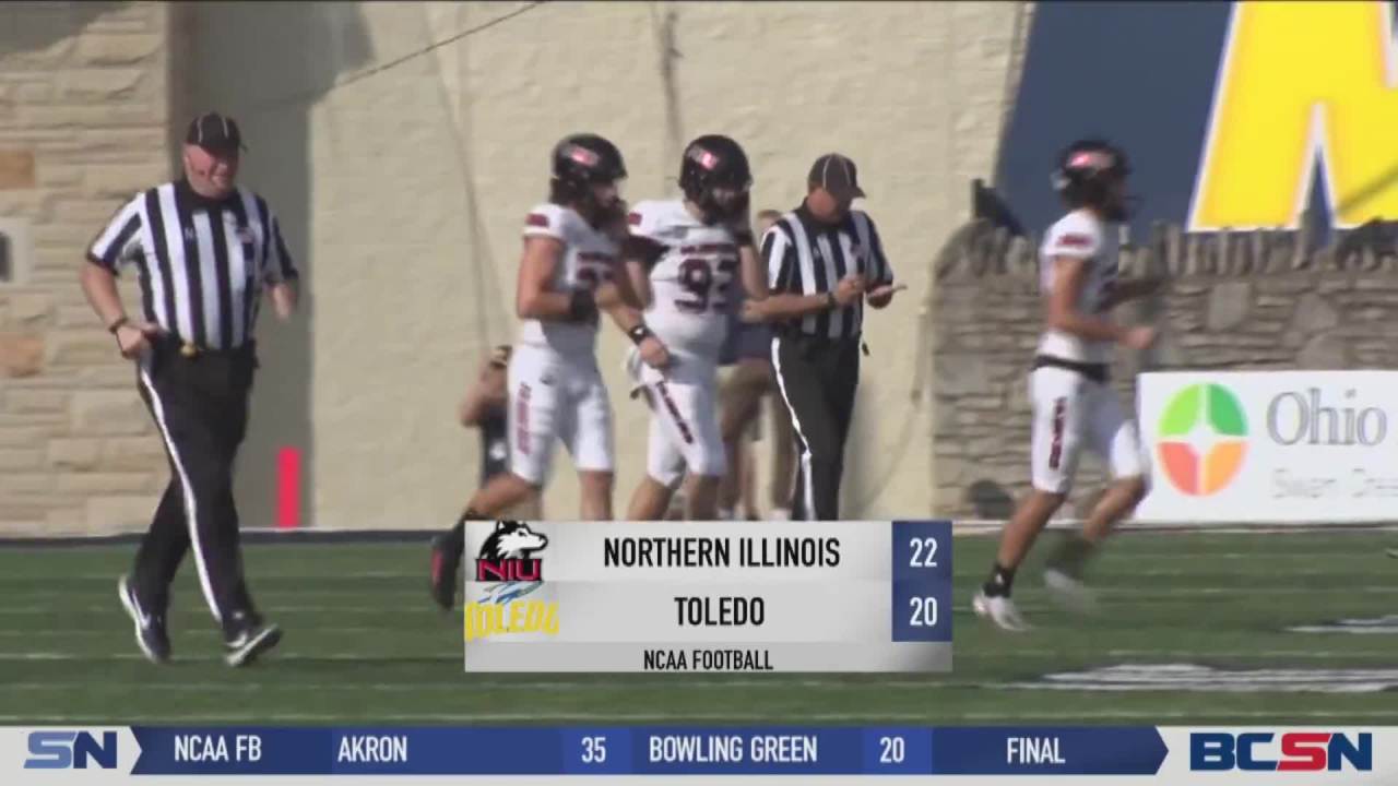 Toledo Loses a Heartbreaker on last-minute FG vs NIU