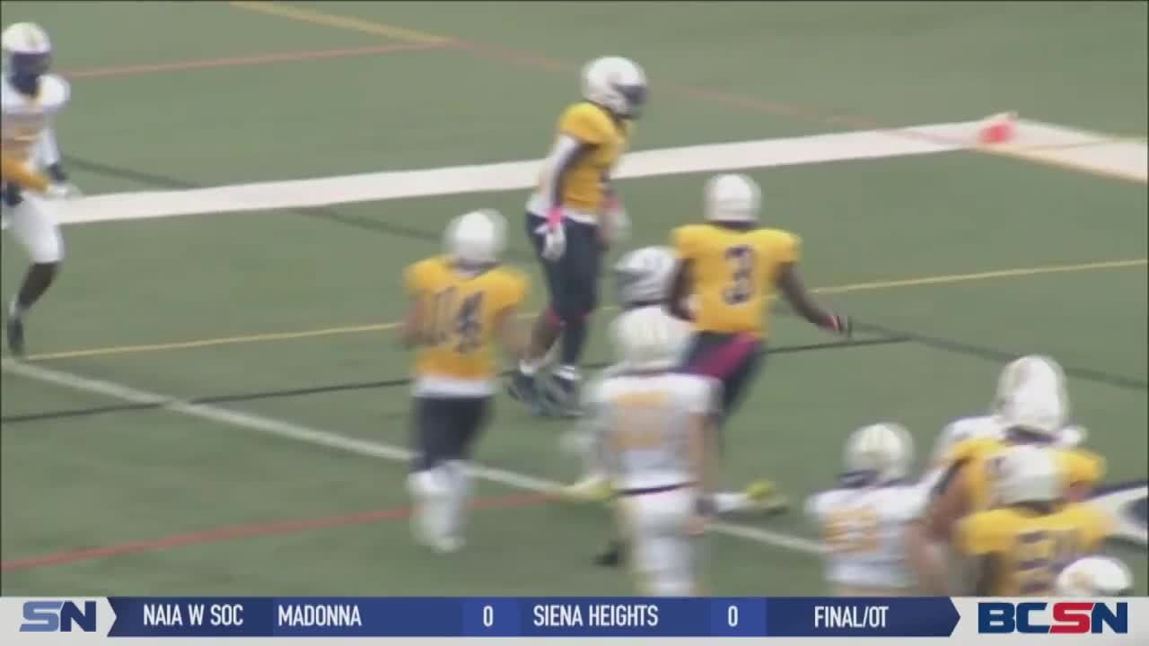Siena Heights Football Starts Fast and Finishes Strong to Beat Madonna