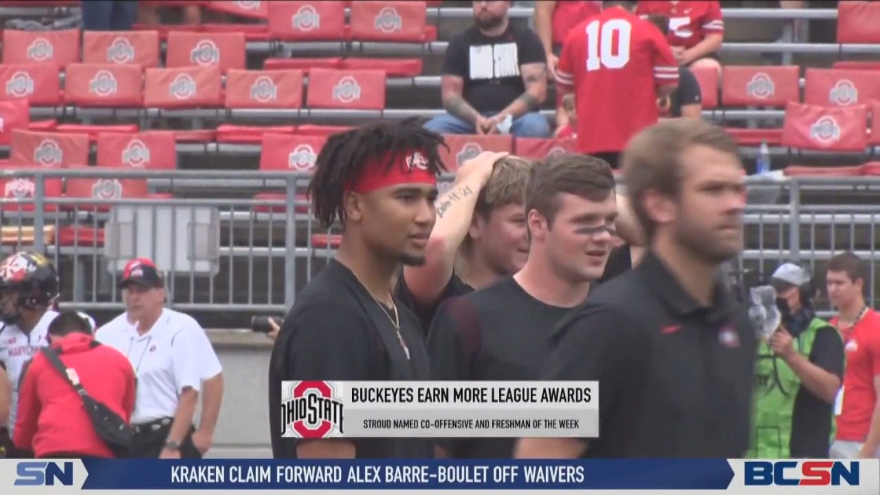 CJ Stroud Earns Big Ten Offensive Player of the Week