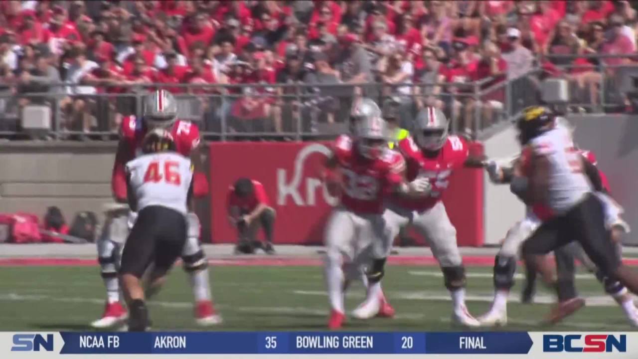 Ohio State Blows out Maryland on Homecoming