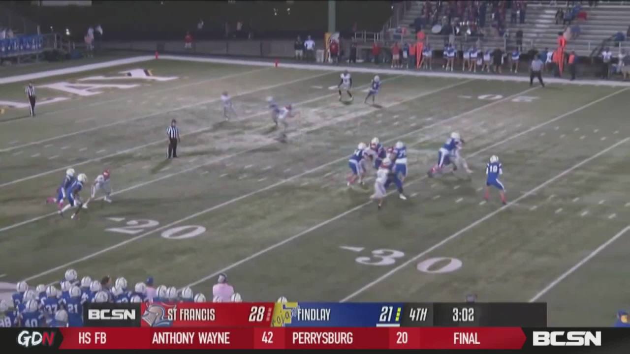 Montgomery Makes Magic, Mounts Findlay Comeback over St. Francis