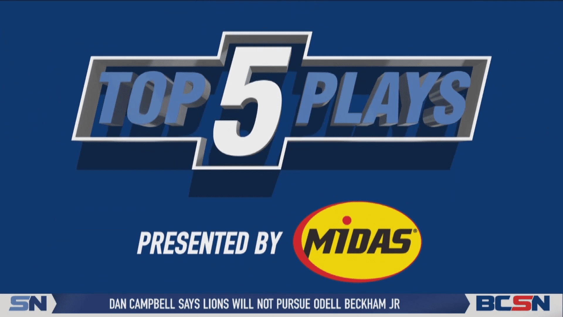 Top 5 Plays of the Week