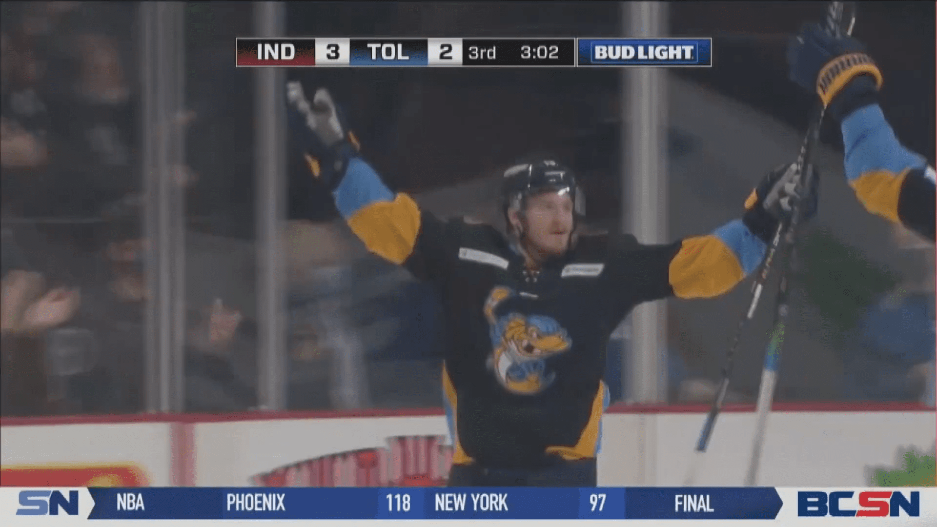 Teddy Bear Toss Fuels Walleye Rally