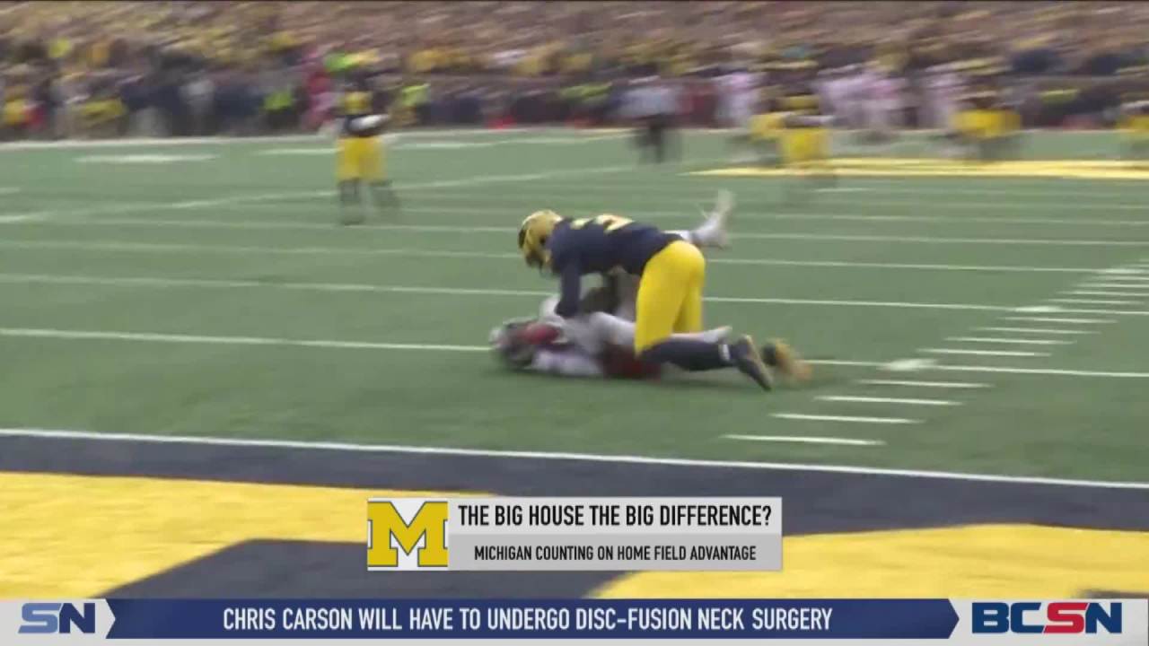 Michigan Counting on Home Field Advantage