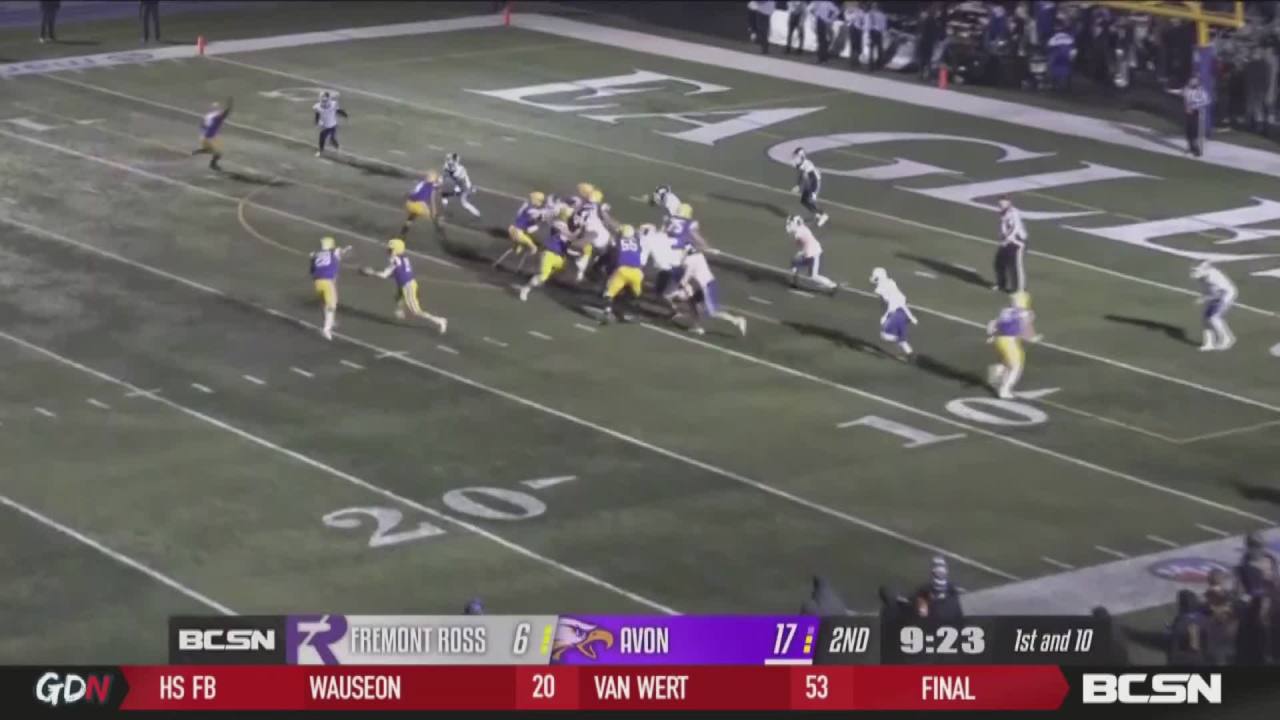 Avon Soars to 52-26 Victory over Fremont Ross