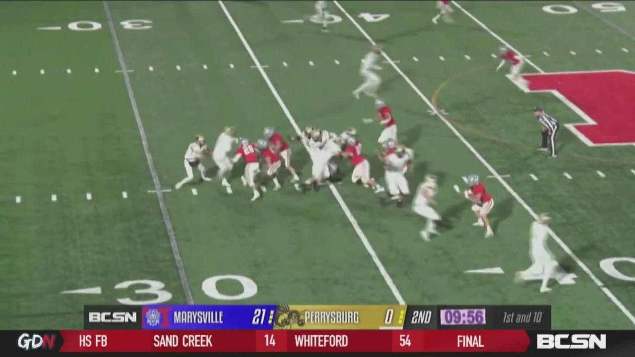 Marysville Ends Perrysburg's Season