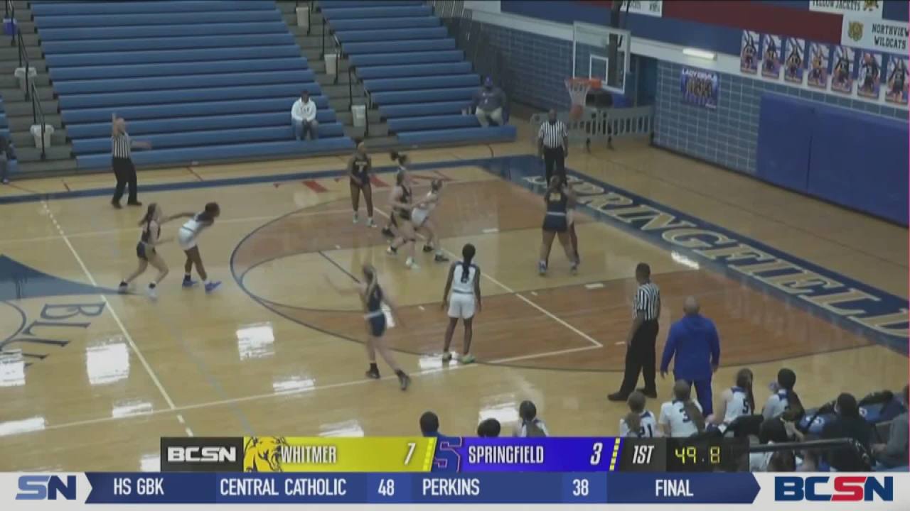 Carruthers Heroics Leads Springfield Girls Basketball to Win over Whitmer