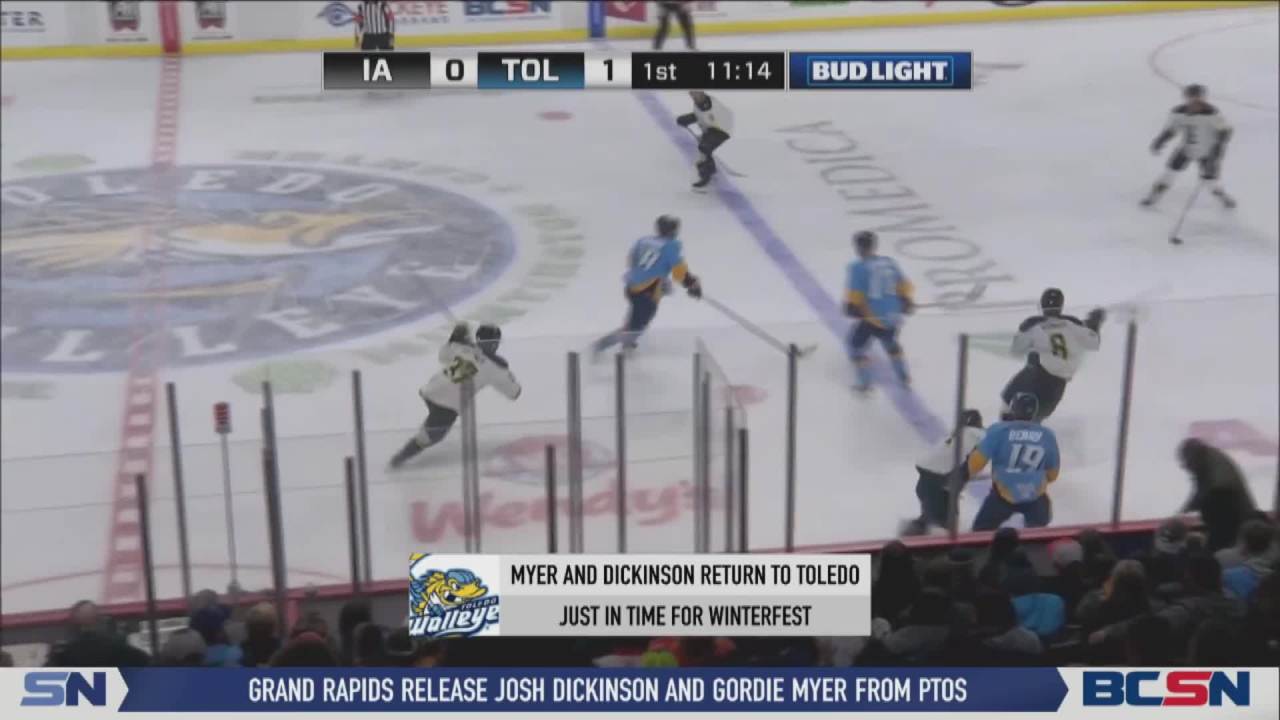 Dickinson, Myer Return to Toledo BCSN