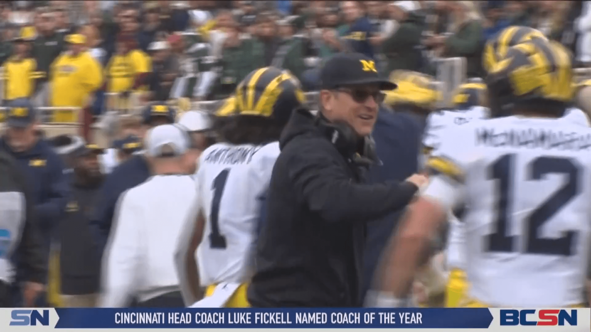 Jim Harbaugh Named as Finalist for Coach of the Year Award