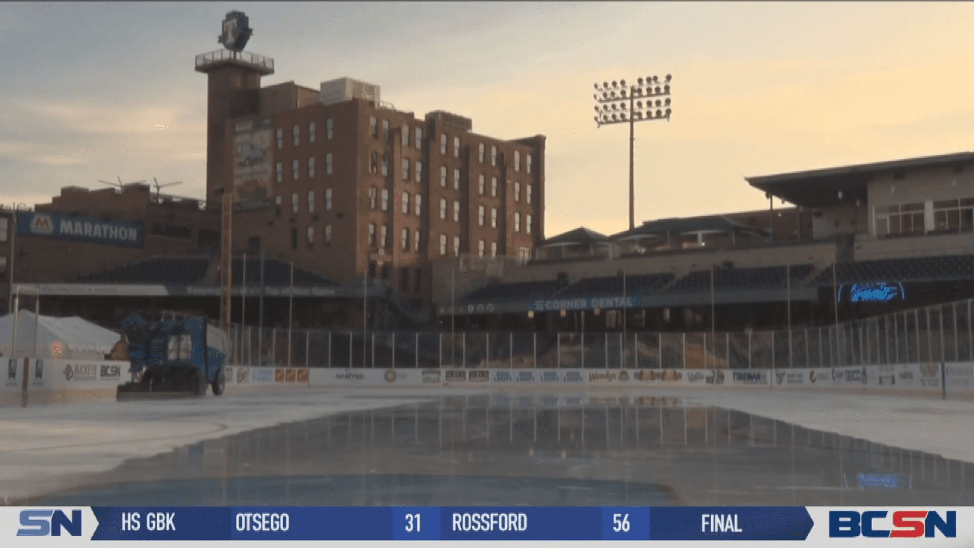 Winterfest 2021: Turning a Baseball Diamond into a Hockey Rink