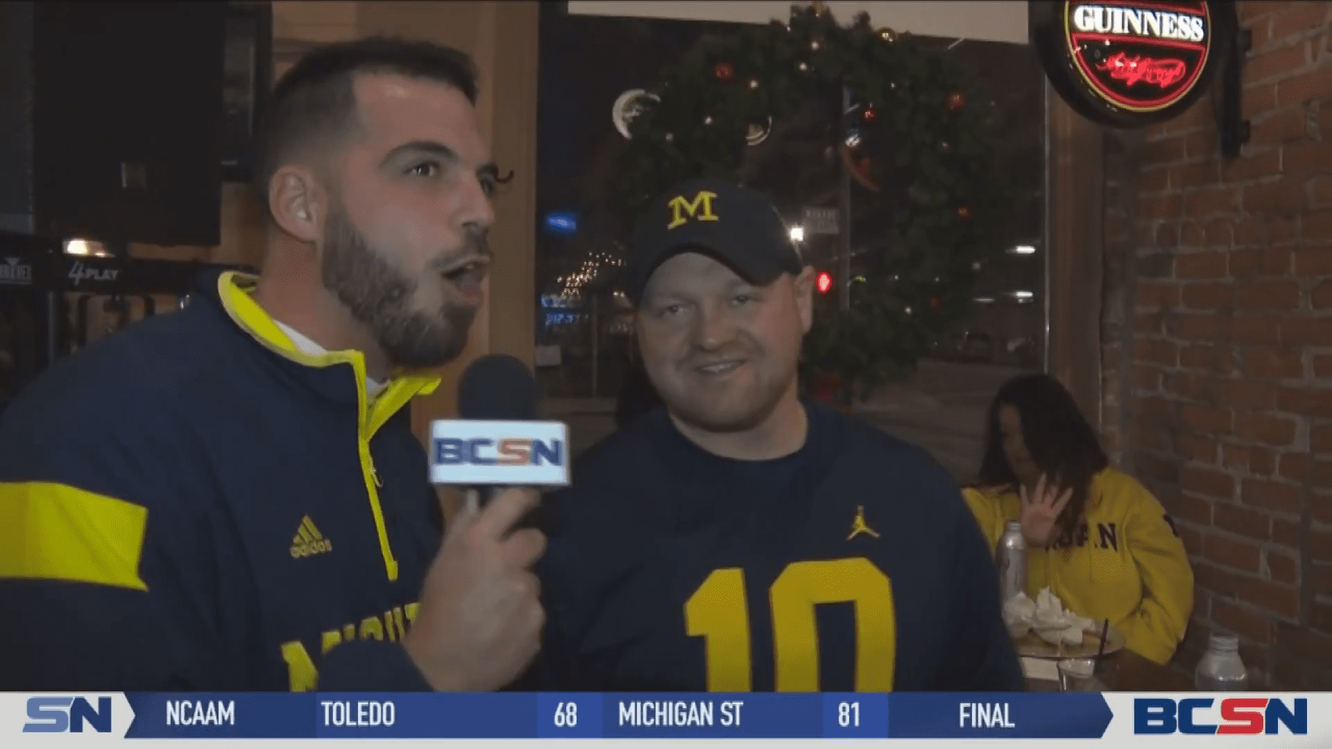 Wolverine Fans Gather at The Blarney for Big Ten Championship