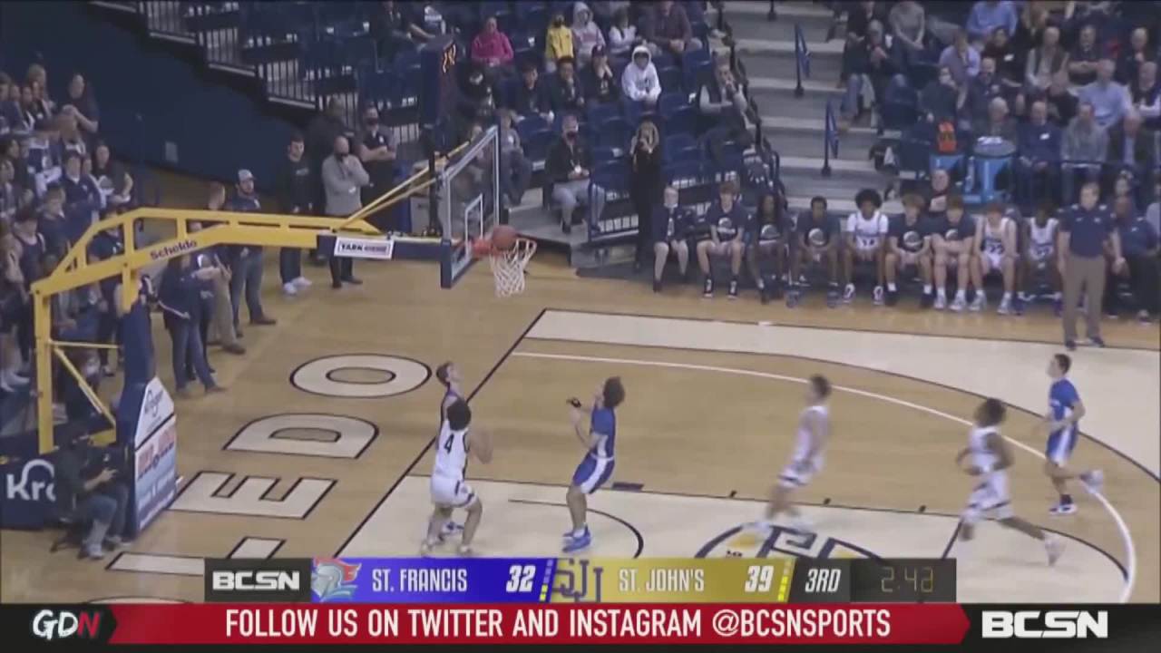 St. John's CJ Hornbeak Paces Titans to 62-39 Win