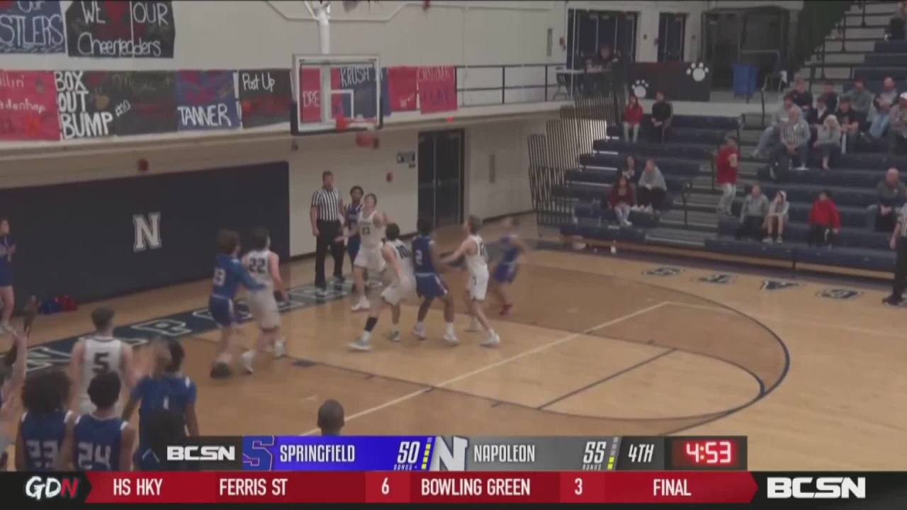 Napoleon's Blake Wolf Beats Buzzer, Stuns Springfield