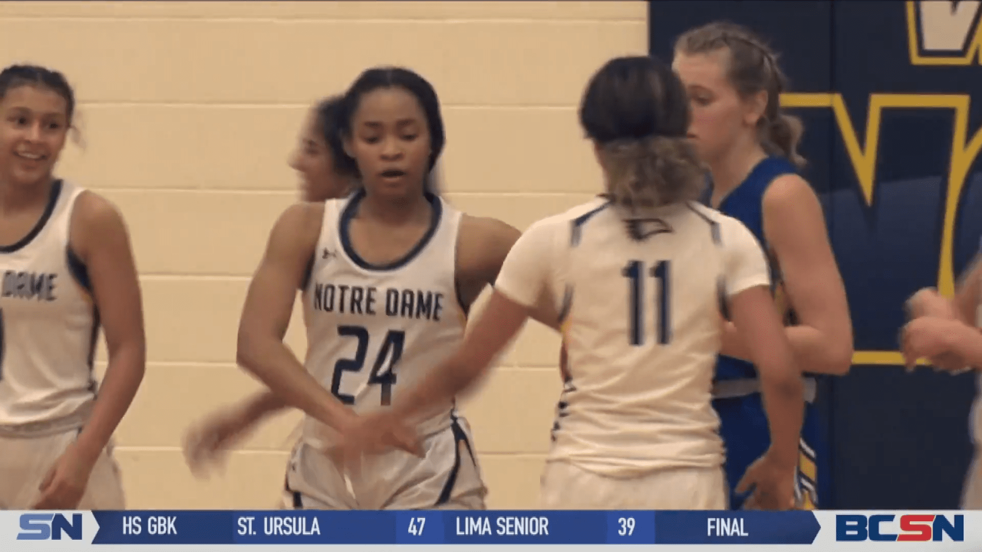 Notre Dame Tops Findlay 50-39