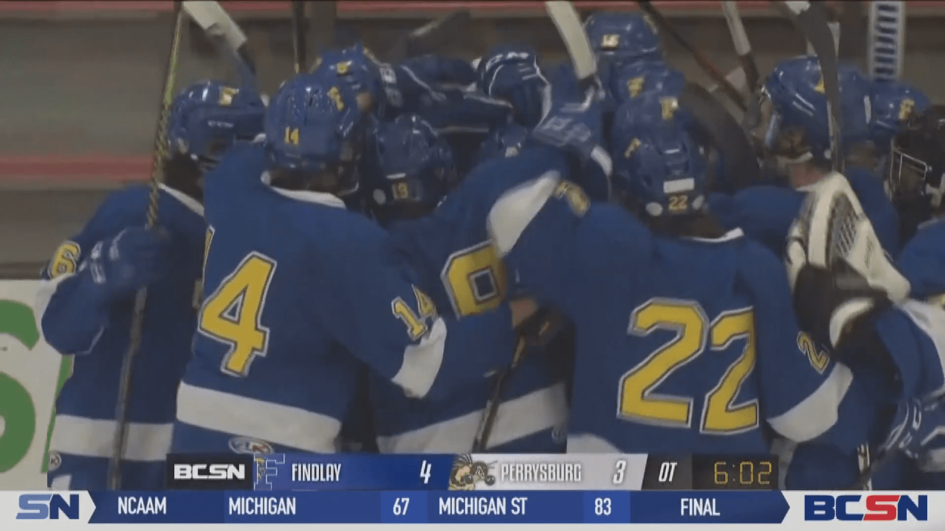 Trenkamp's OT One-Timer Lifts Findlay over Perrysburg