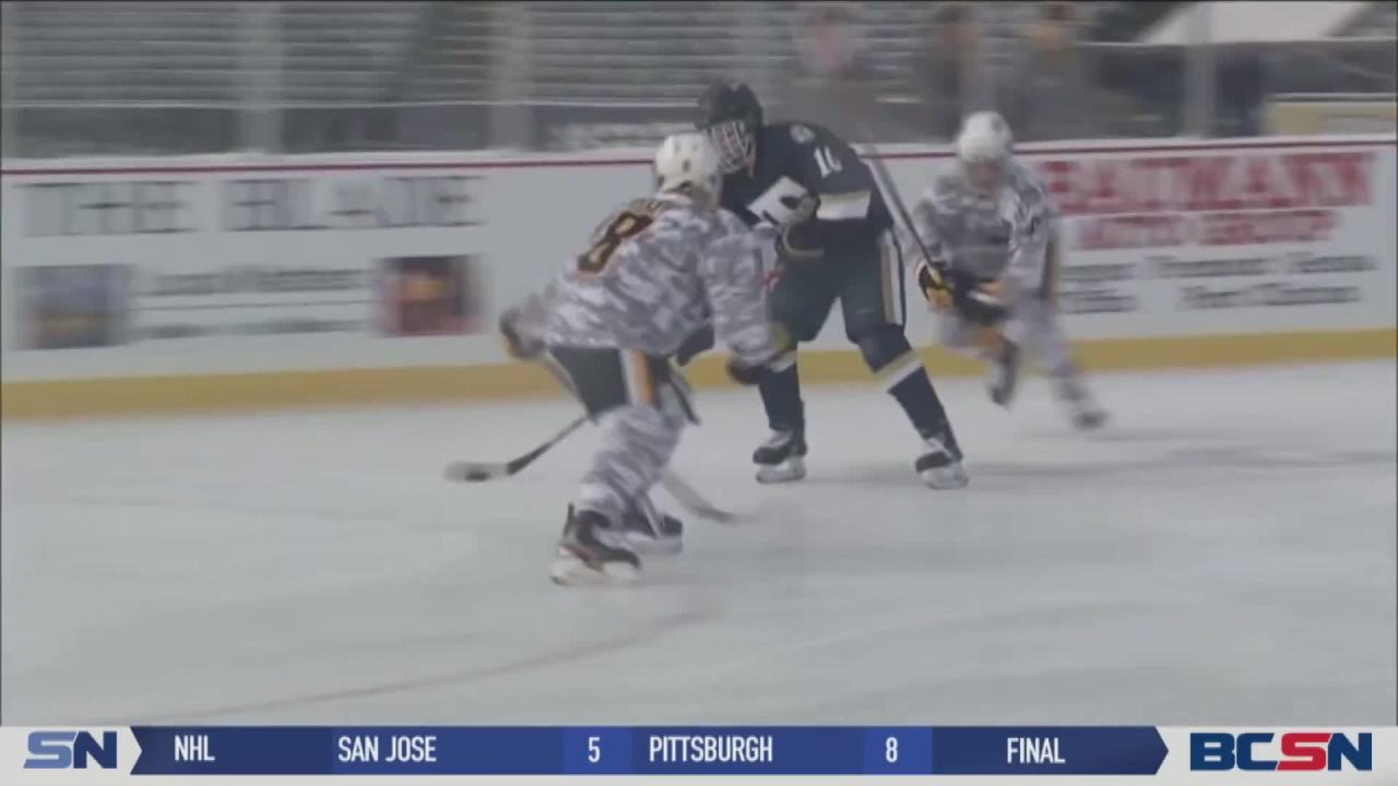 Vonruden notches career point No. 100, Adrian powers past Trine