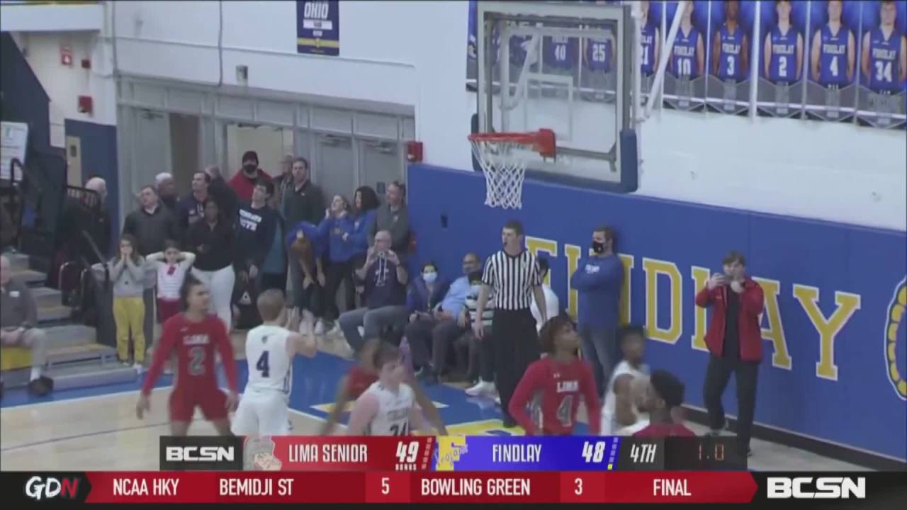 Luster Lifts Lima Senior at Last Second over Findlay