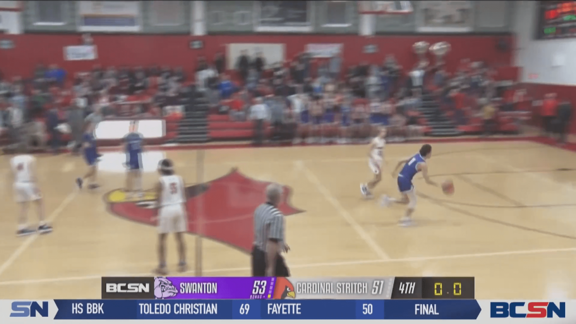 Cardinals Stritch Comes up Short at Home vs Swanton