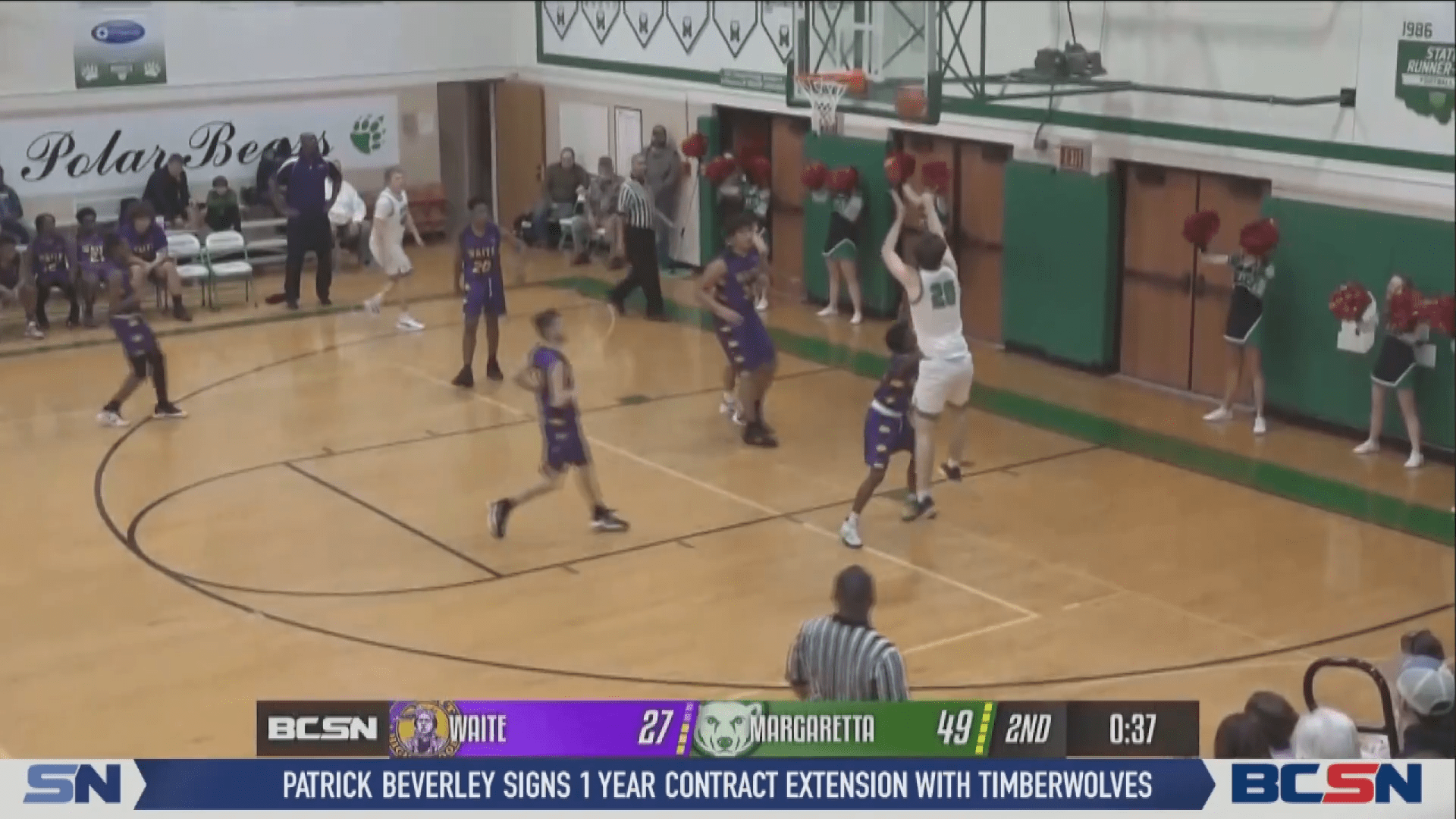 Quick Start Lifts Margaretta Over Waite