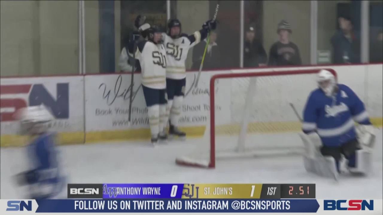 St Johns Hockey Defeats Anthony Wayne