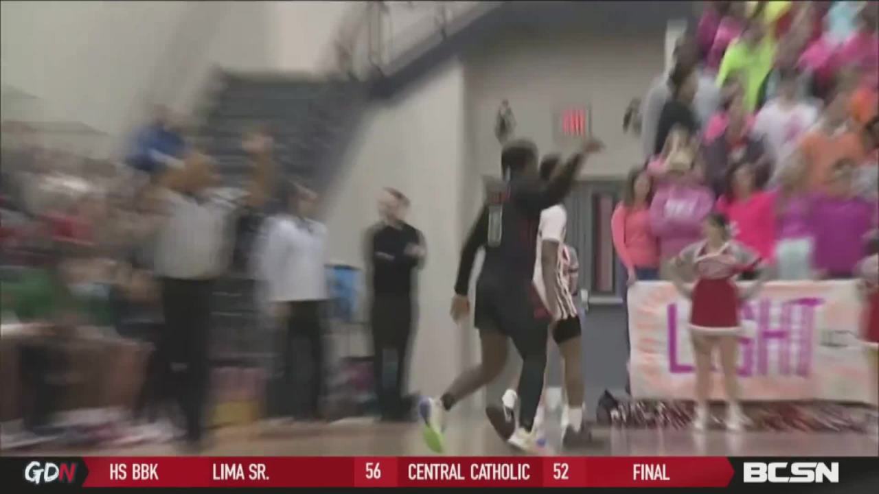 Miles Sinks 25, Lima Senior Squeaks by Central Catholic