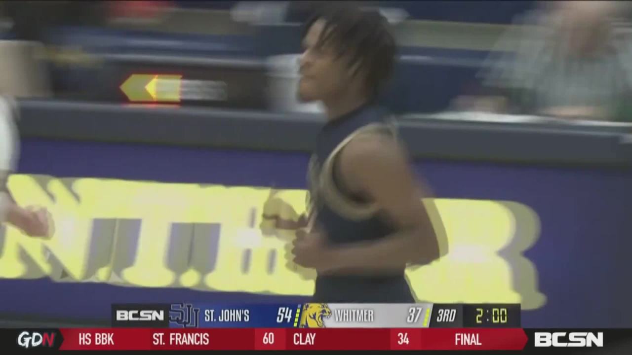 St. John's Cruises to Win Over Whitmer