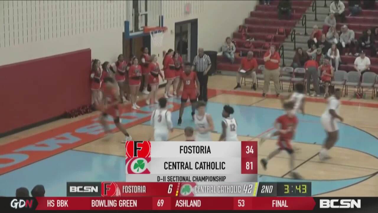 Central Catholic Cruises to Sectional Crown over Fostoria