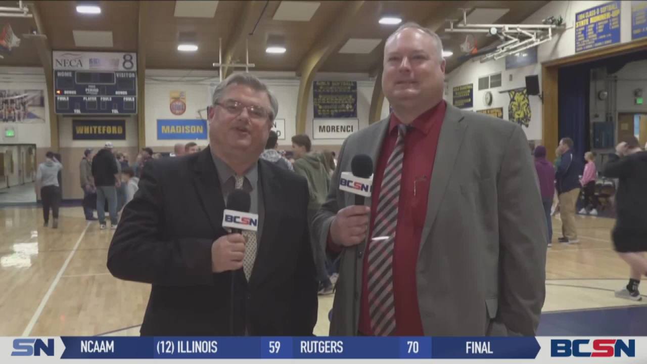 Debarr's Career Night Helps Whiteford Drop Britton Deerfield