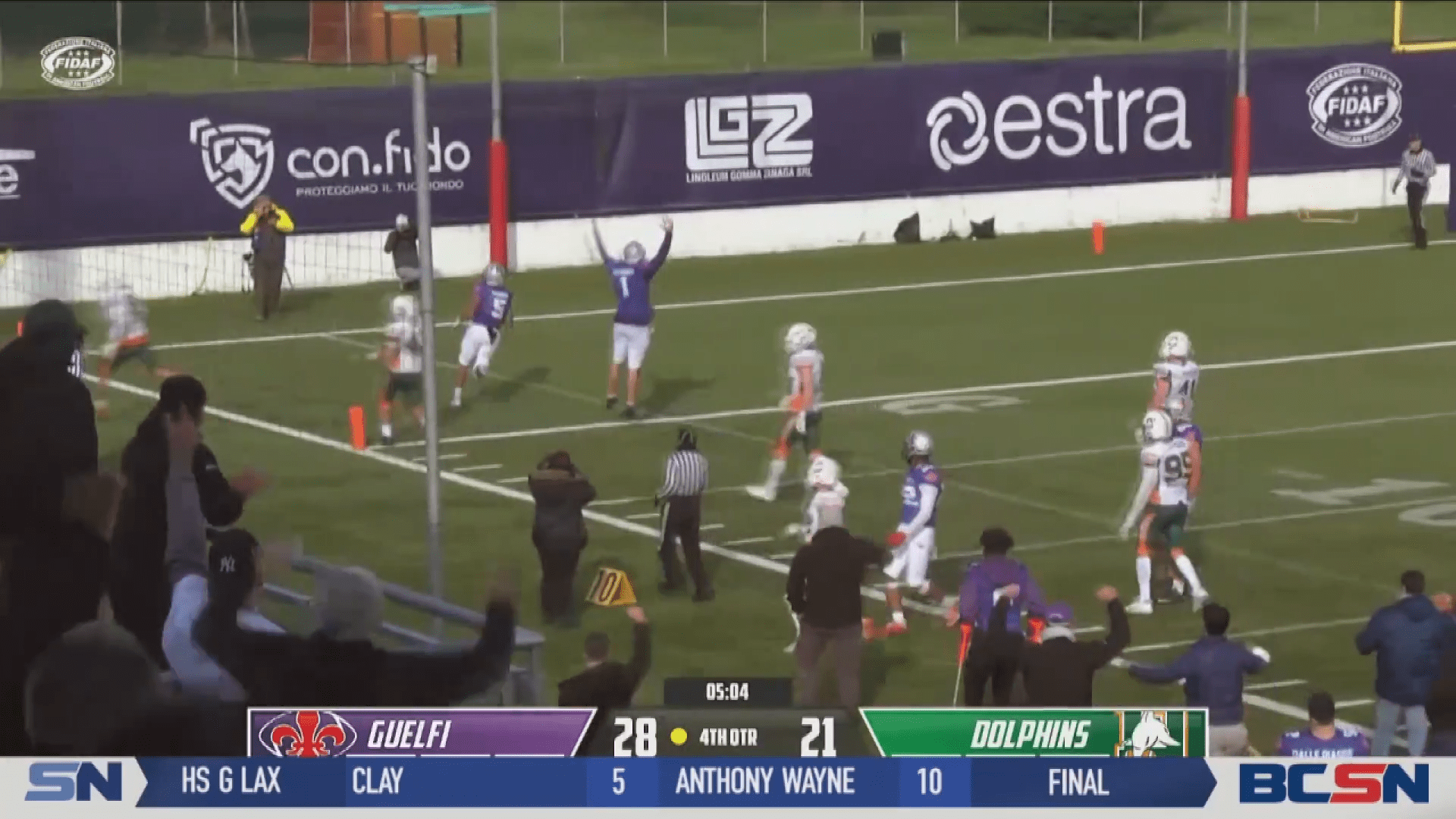 Firenze Beats Ancona 36-21