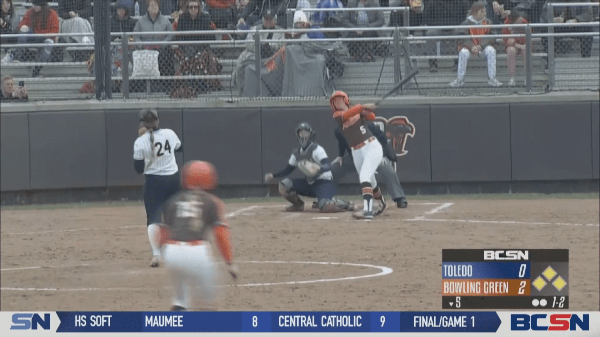 Bowling Green Softball Sweeps the Battle of I-75