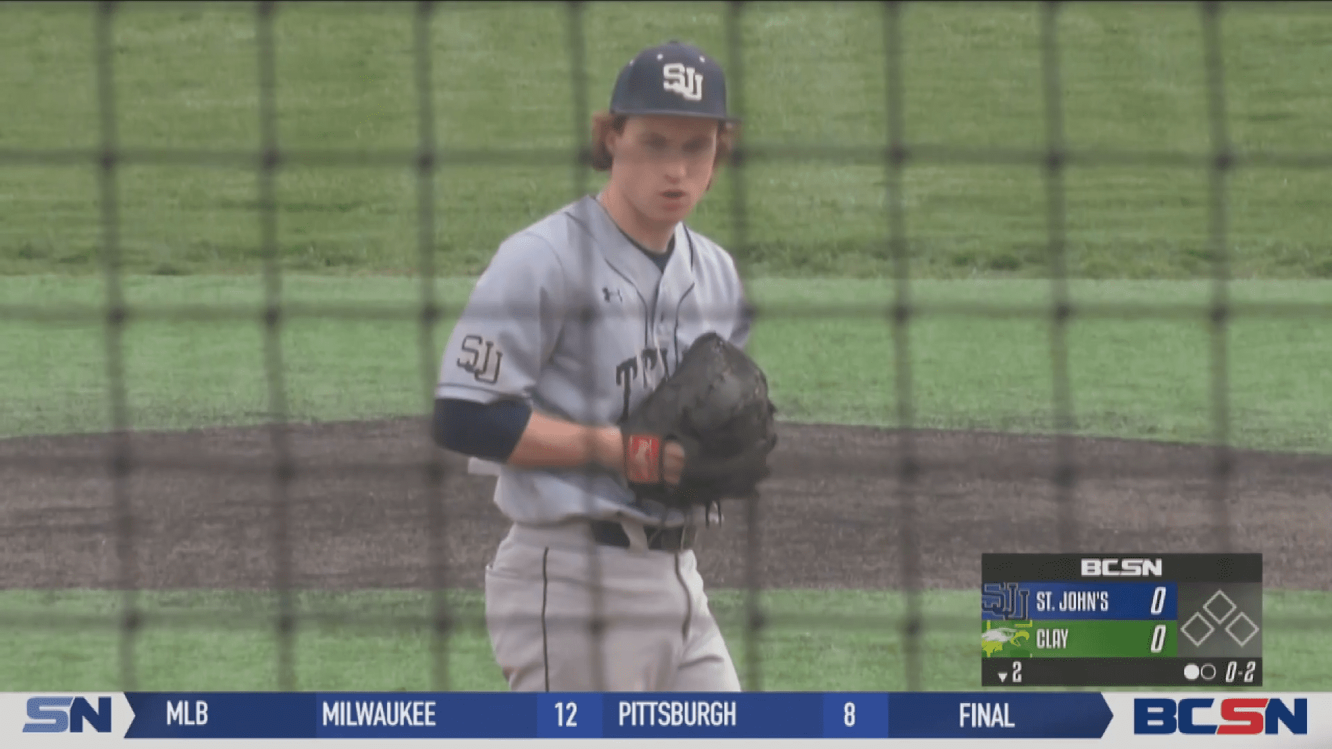 Magers Leads St. John's over Clay with Complete Game Shutout